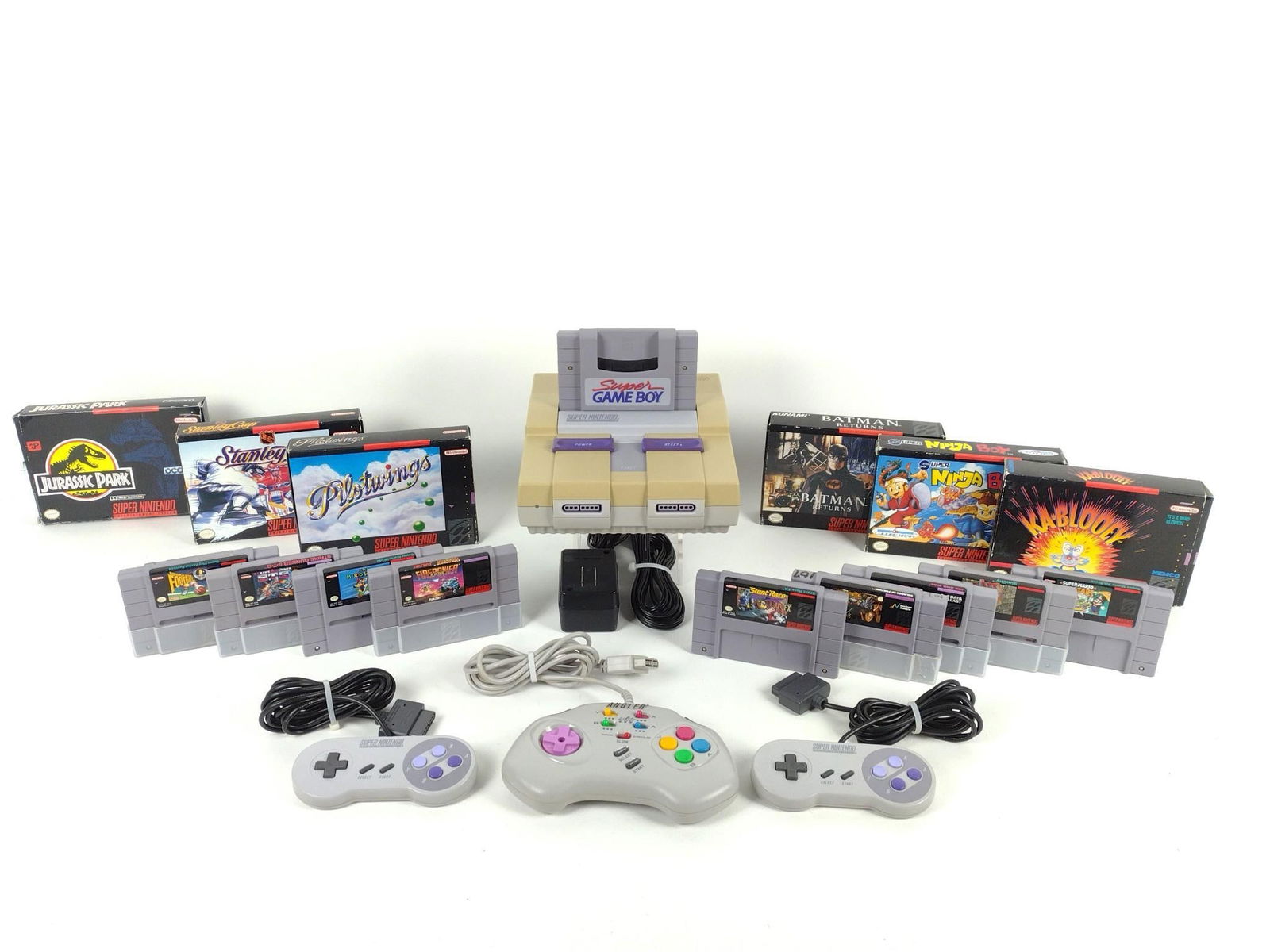 Super Nintendo & 15 Games Incl Super Mario World (1 of 10)