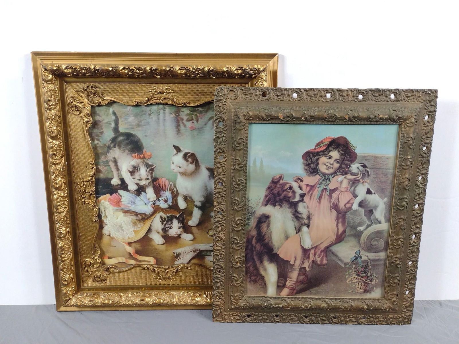 2 Vintage Prints incl Puppies (1 of 5)