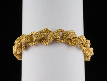 Portuguese 19K Gold Bracelet