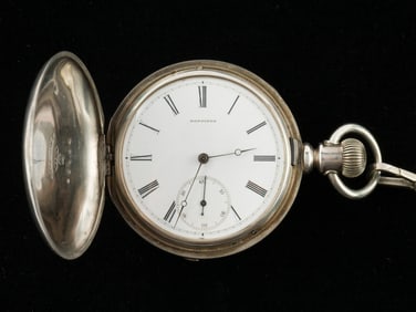 Longines Coin Silver Lusitania Pocket Watch