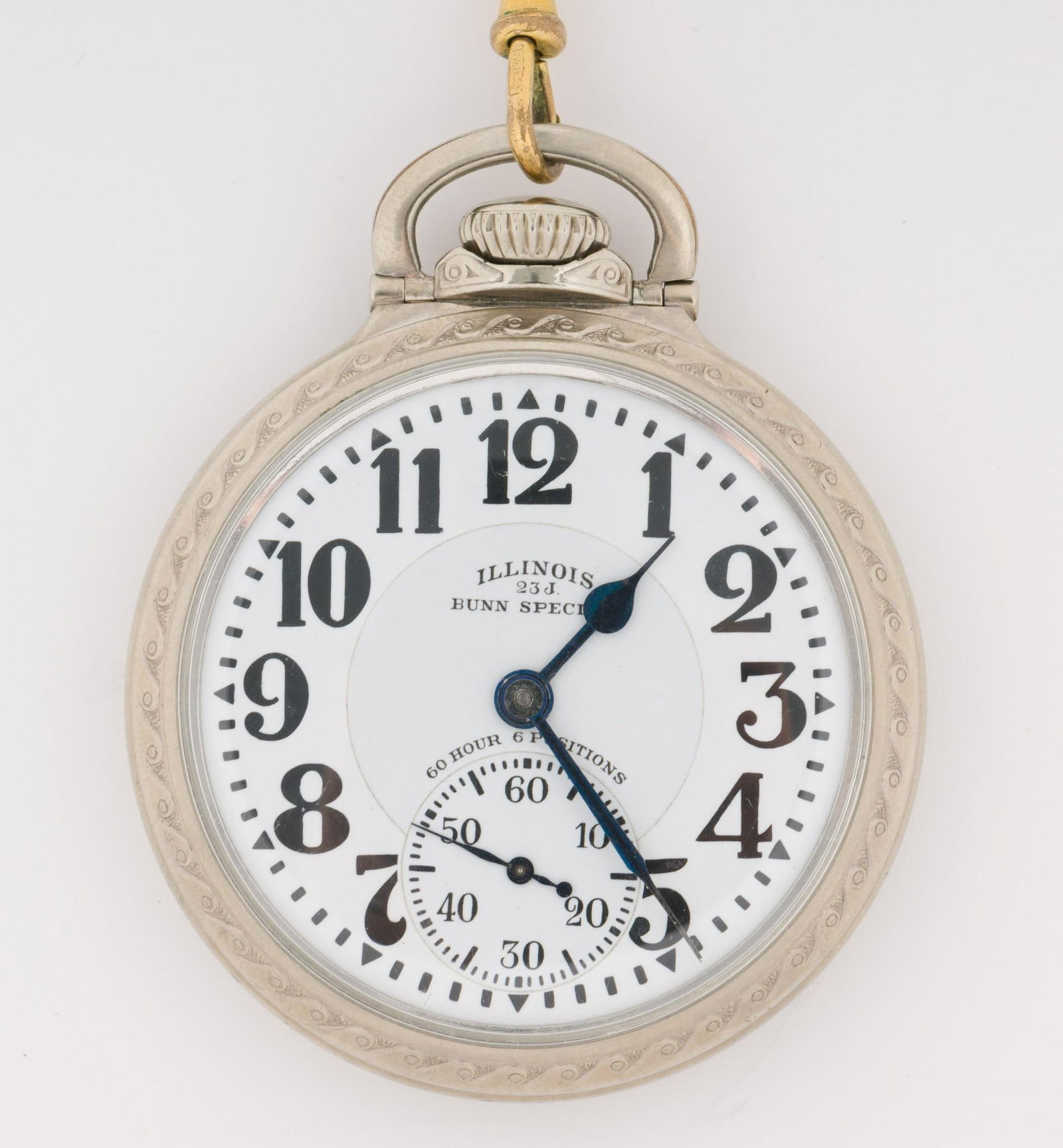 Illinois 23J Bunn Special Railroad Pocket Watch (1 of 5)