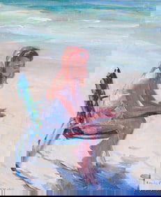 Emile Albert Gruppe 1896 - 1978 Oil On Canvas Naples Florida