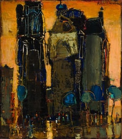 Raimonds Staprans (1926-Present) Oil On Canvas 1952