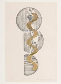 Group Of Three Woodblock Prints By Reika Iwami