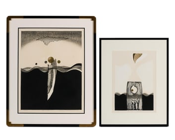 Two Woodblock Prints By Reika Iwami