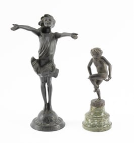 Jessie McCutcheon Raleigh Bronze Statues Girl Figures