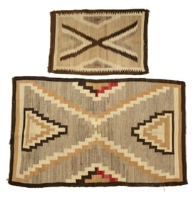 2 Navajo Saddle Blanket