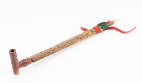 Catlinite Plains Indian Pipe