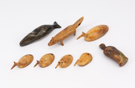 8 Innuit Carved Pieces