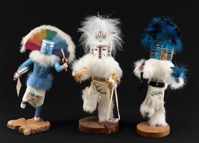 3 Small Kachina Dolls