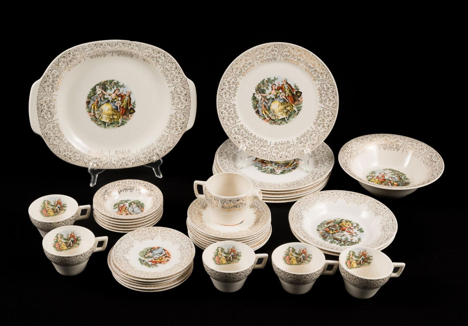 36 Pcs Sebring Pottery Co. Dinnerware (1 of 8)