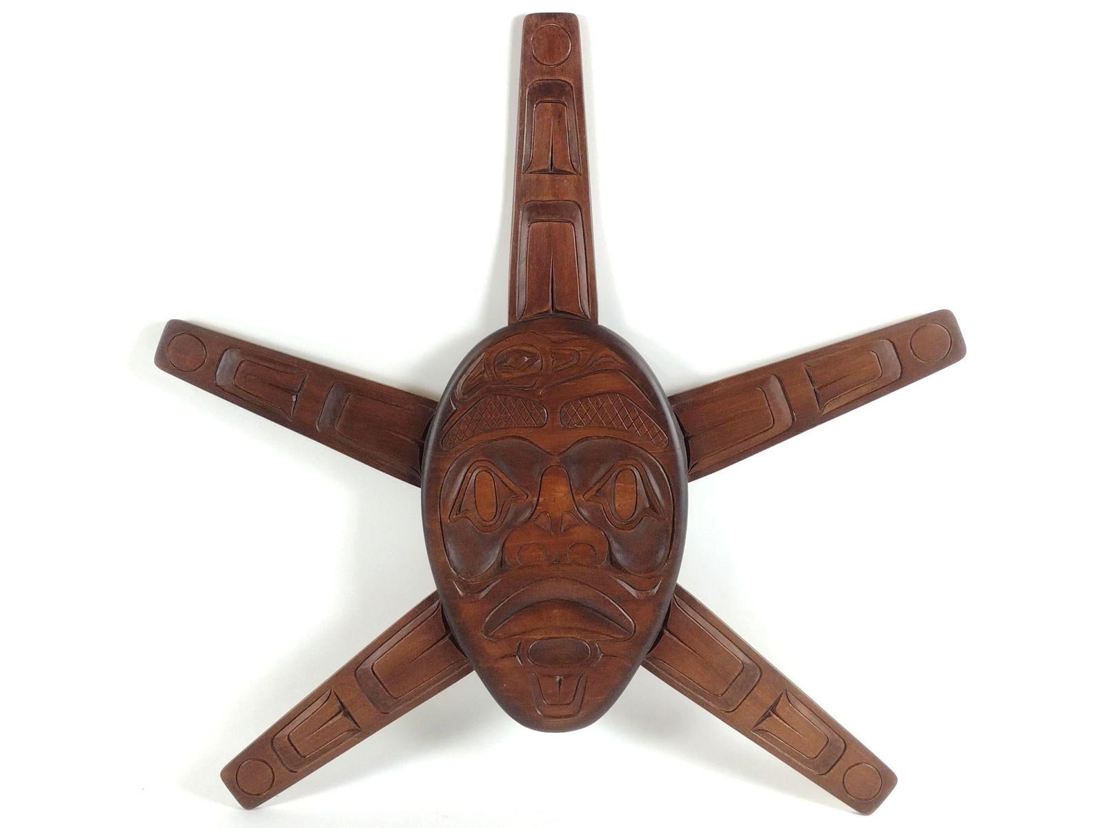 Geo Storry Sun Plaque Wood Carving (1 of 4)