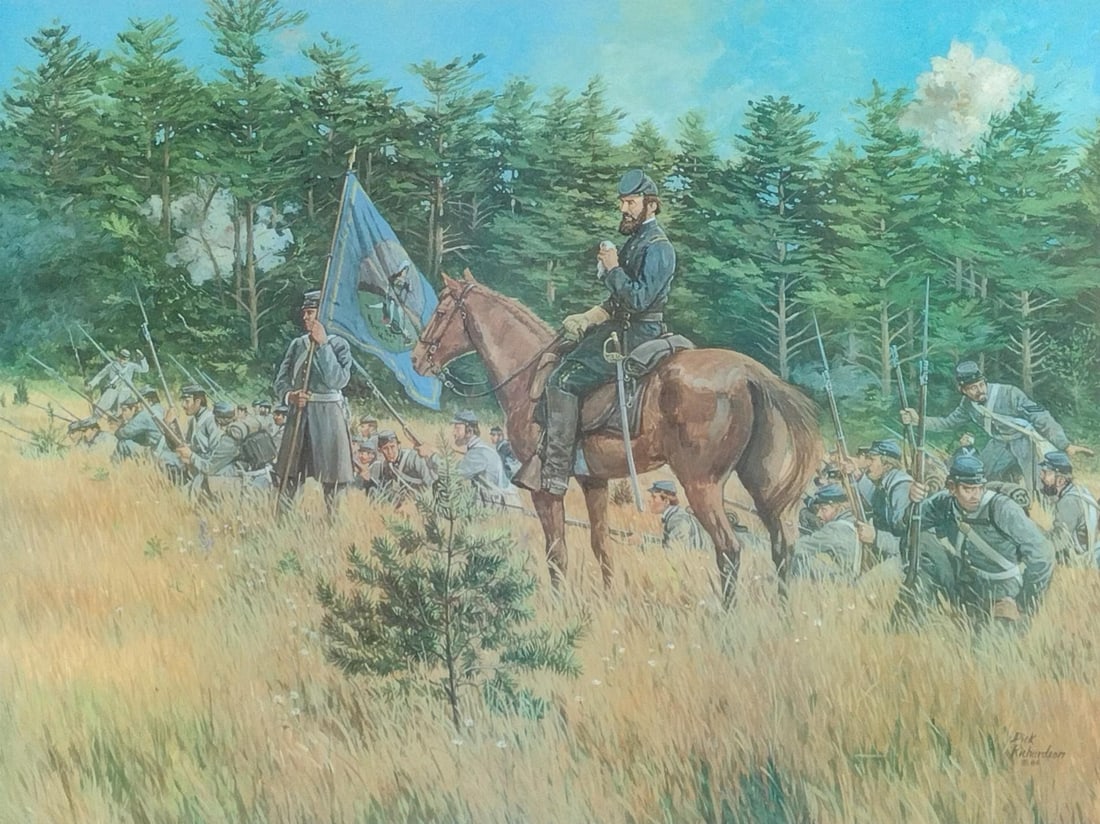 Dick Richardson "There Stands Jackson Like A Stone Wall" Print (1 of 5)