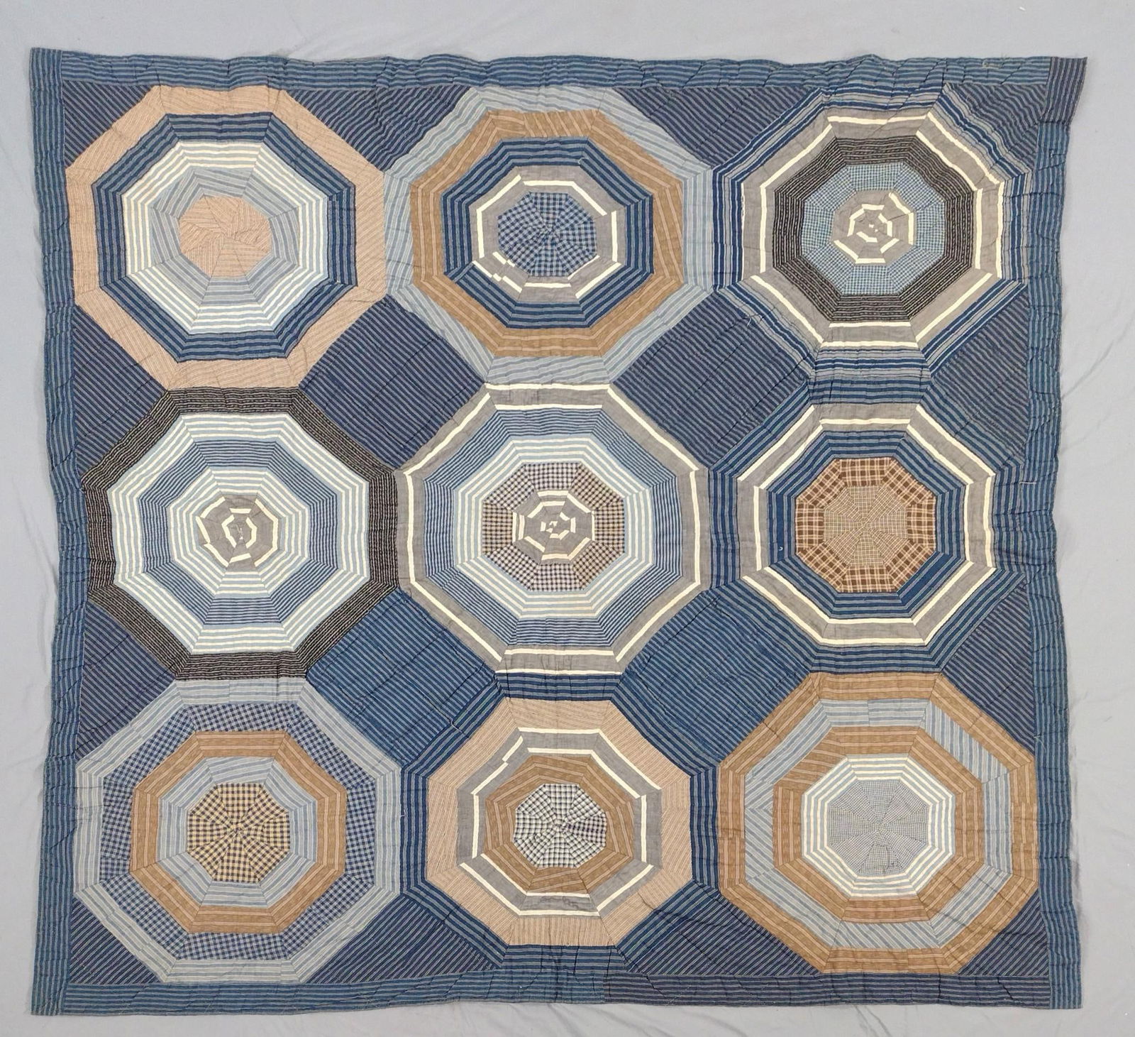 Geometric Patchwork Quilt (1 of 6)