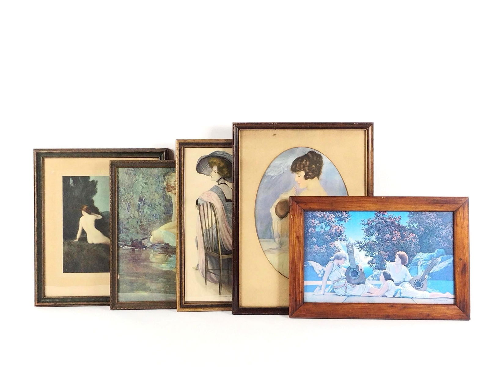 5 Vintage Prints incl Maxfield Parrish (1 of 9)