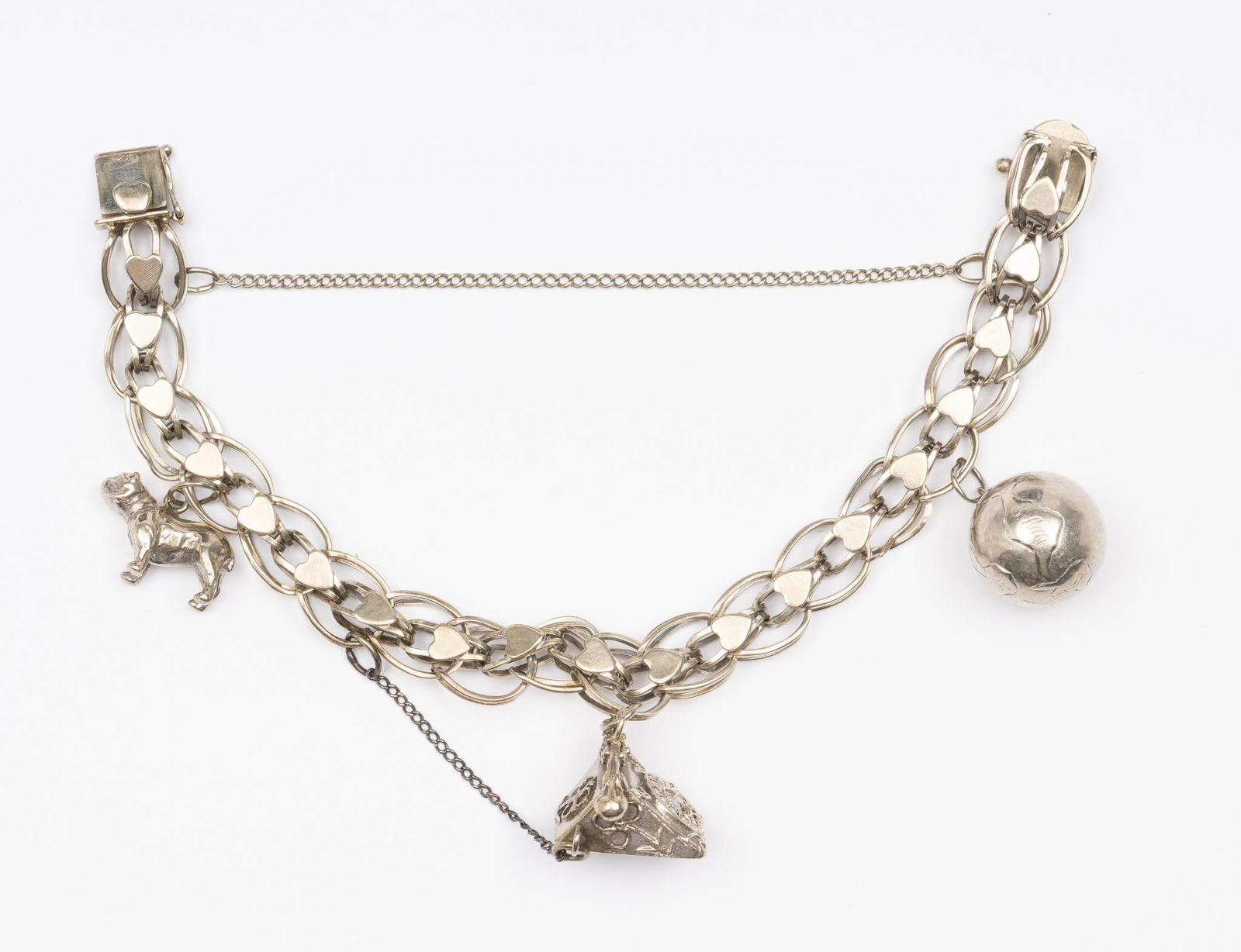 14K White Gold Charm Bracelet (1 of 5)