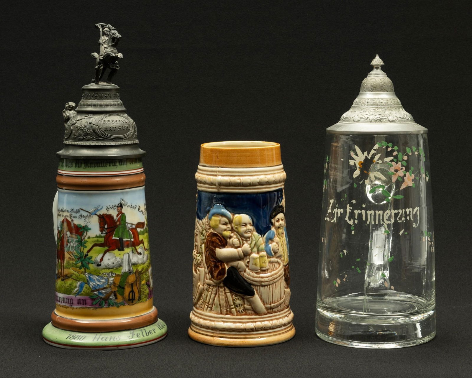 3 Steins incl Regimental with Lithophane (1 of 13)