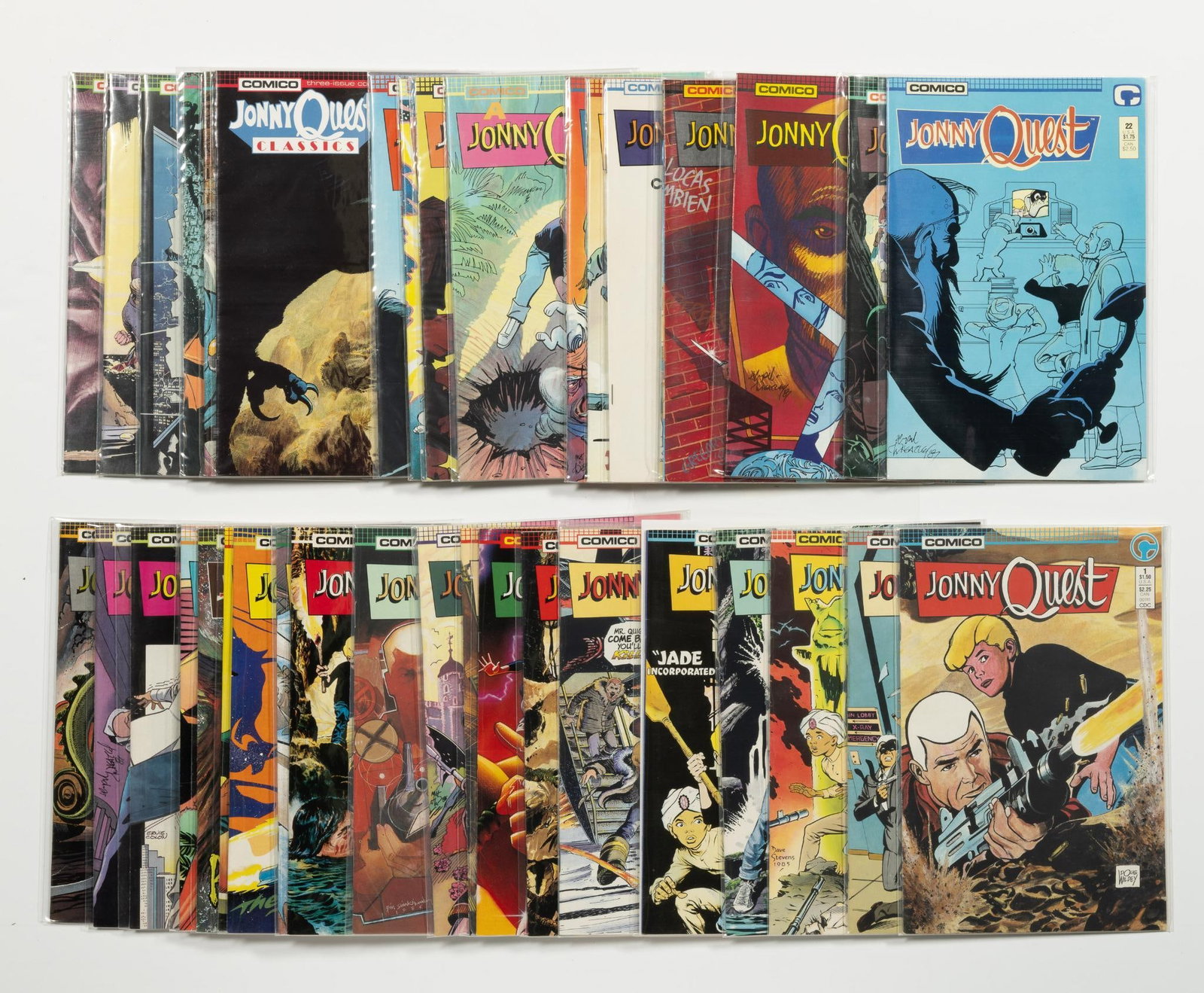 Approx. 40 Comico Jonny Quest Comics (1 of 3)