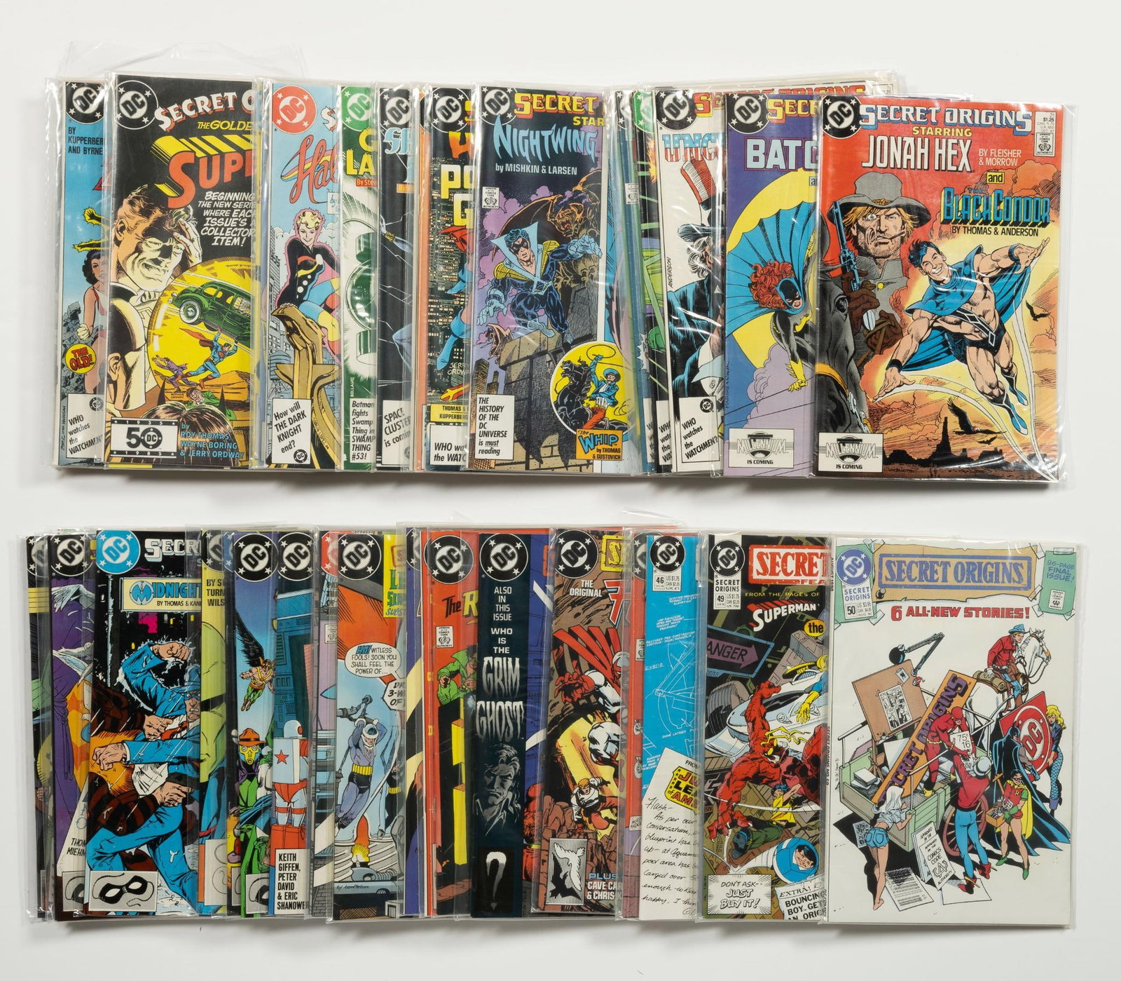Approx. 70 DC Secret Origins Comics (1 of 2)