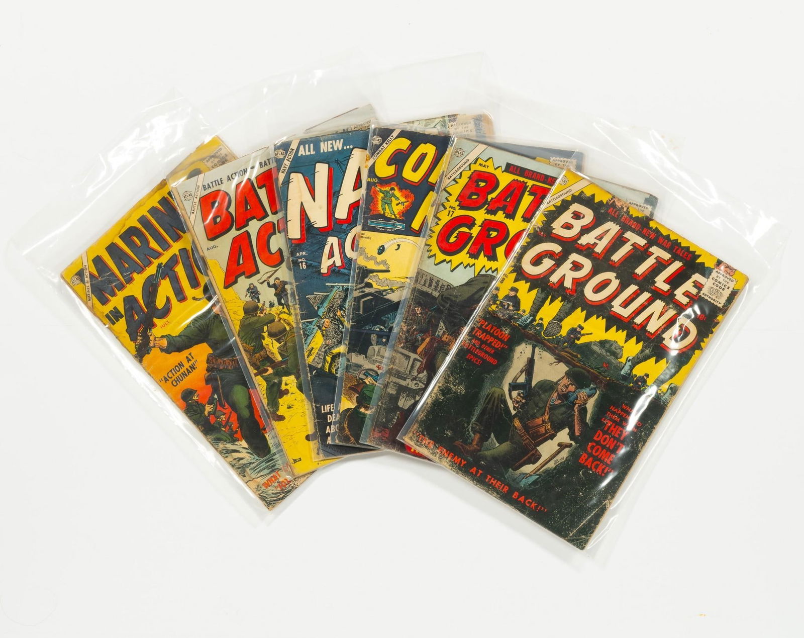 6 Golden Age War Comics (1 of 2)