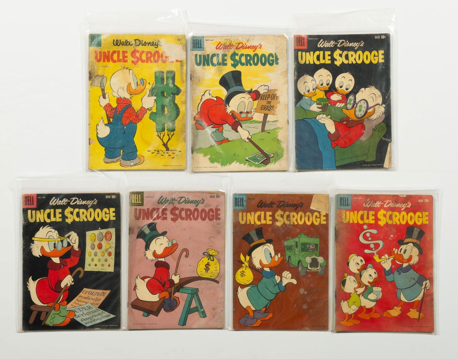 7 Walt Disney Uncle Scrooge Comics (1 of 1)