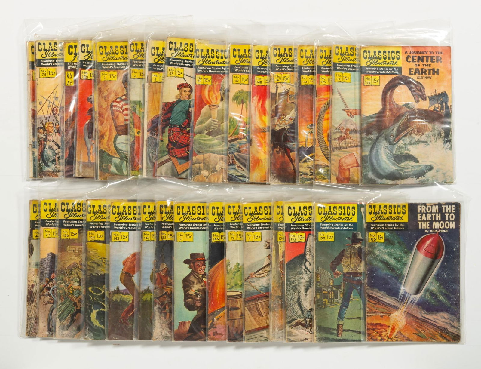 Approx. 30 Golden Age Classics Illustrated Comics (1 of 2)