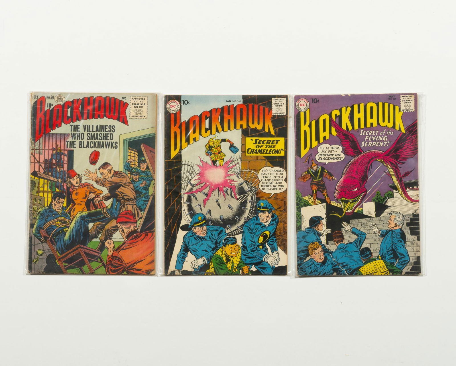 3 Golden Age Blackhawk Comics (1 of 1)