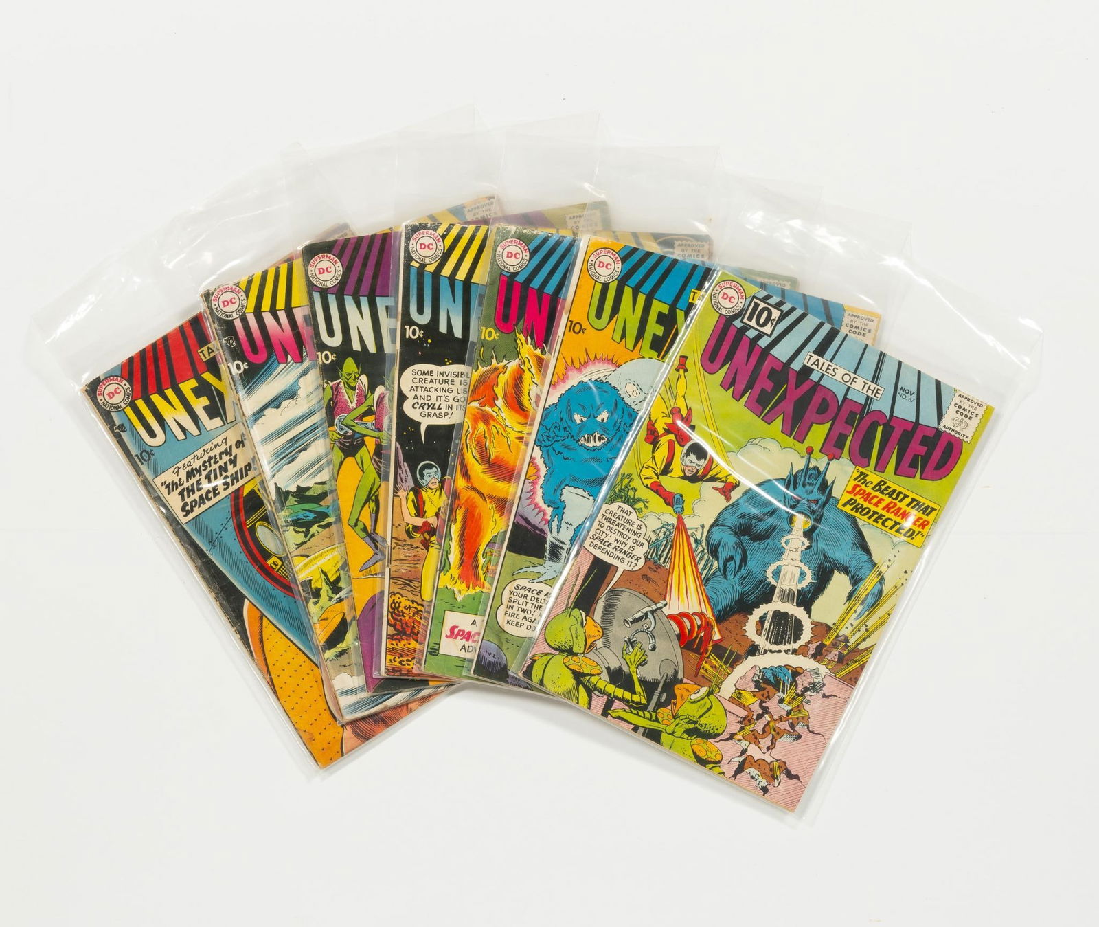 7 Tales of the Unexpected Comics (1 of 2)