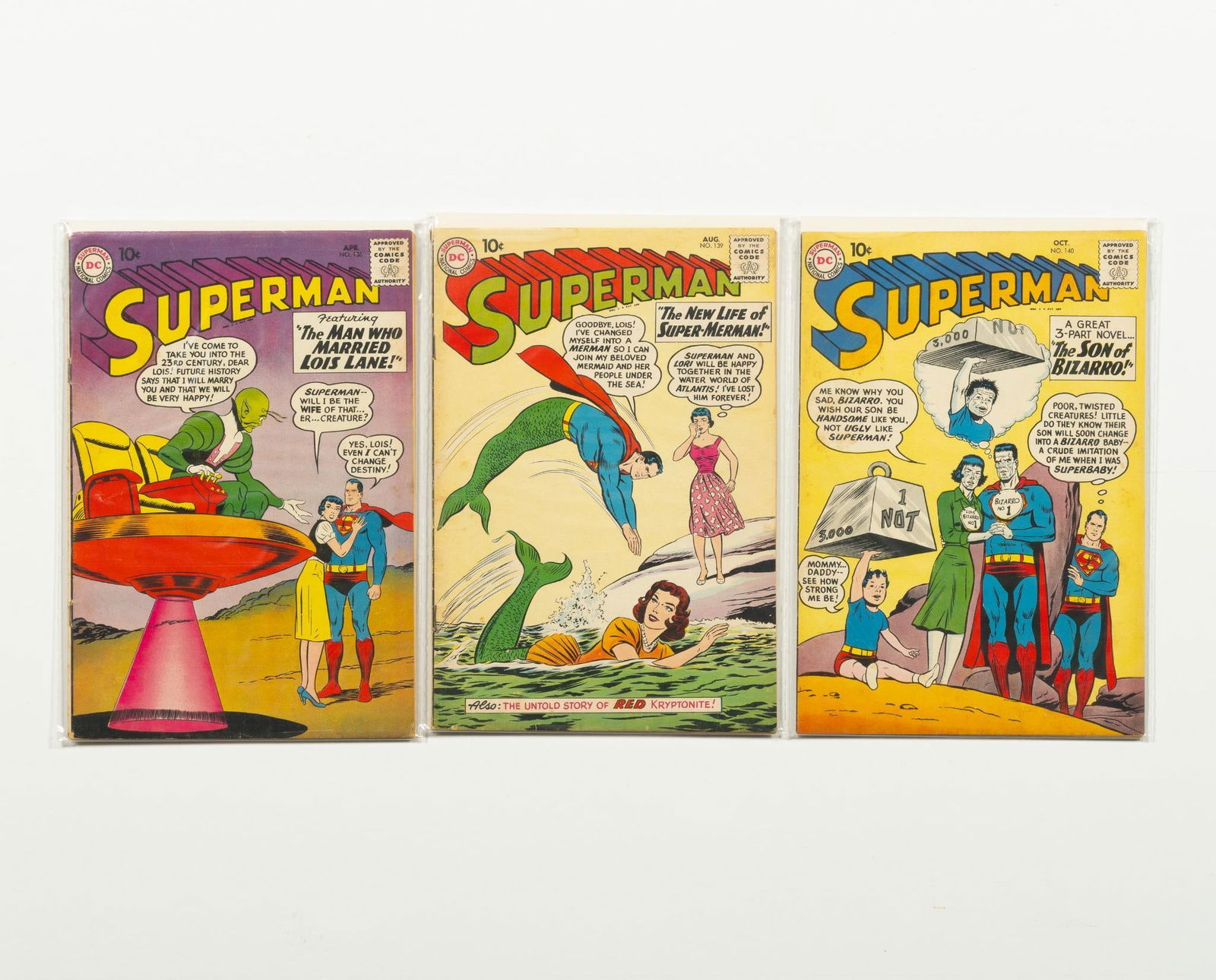3 Golden Age Superman Comics (1 of 1)