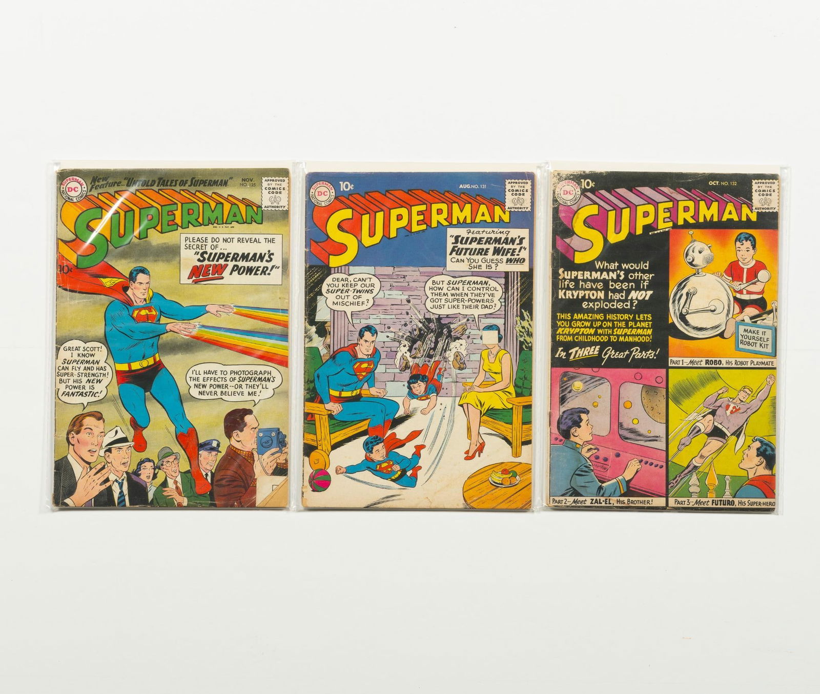 3 Golden Age Superman Comics (1 of 1)