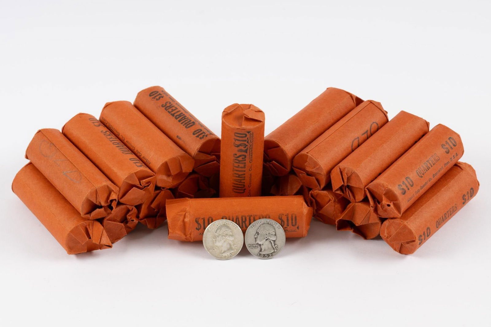 20 Rolls of Silver Washington Quarters (1 of 1)