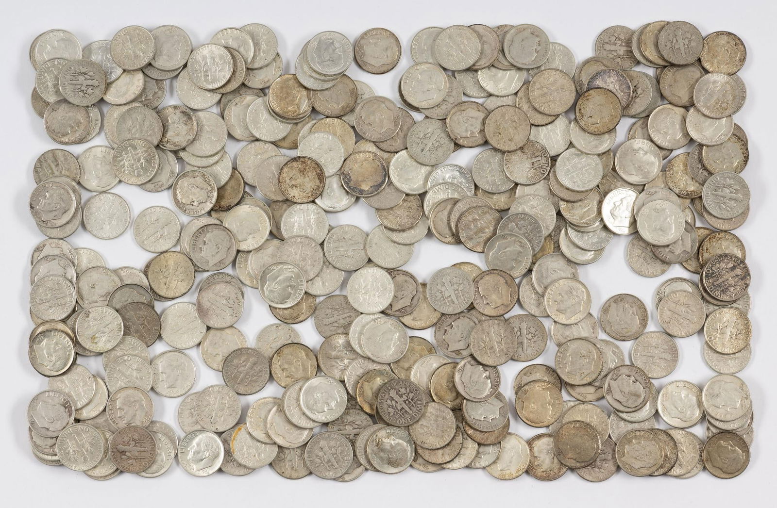 300 Silver Roosevelt Dimes (1 of 1)