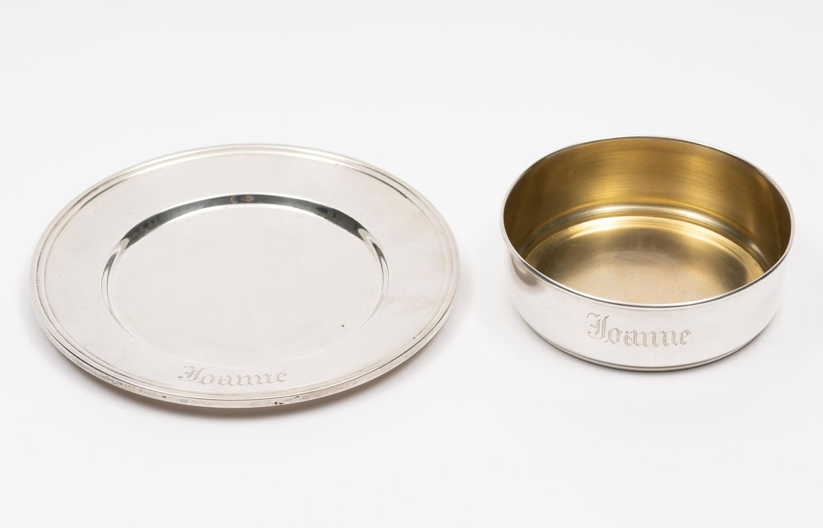 Alvin Sterling Silver Bowl & Plate (1 of 5)