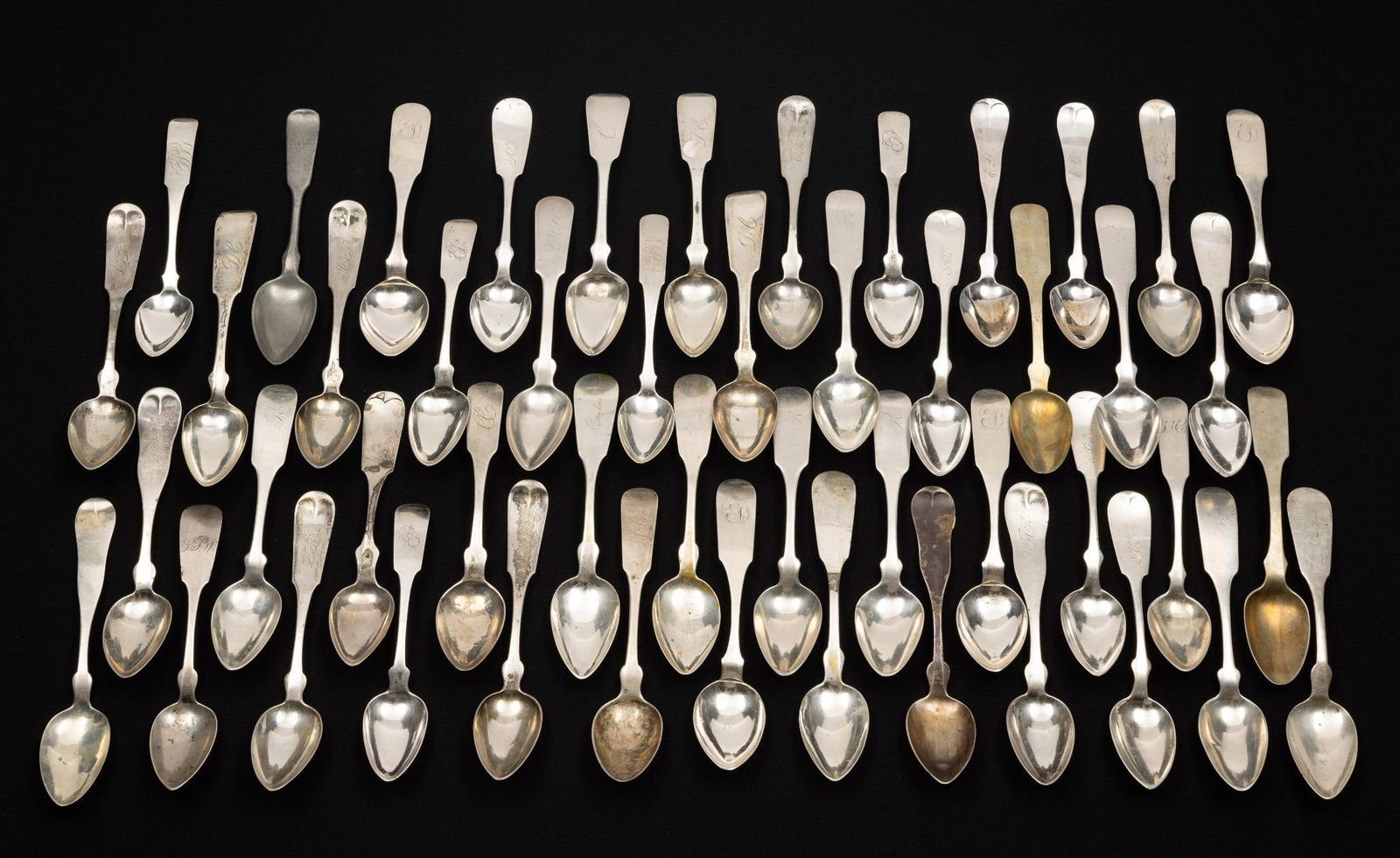 48 Coin Silver Spoons (1 of 9)