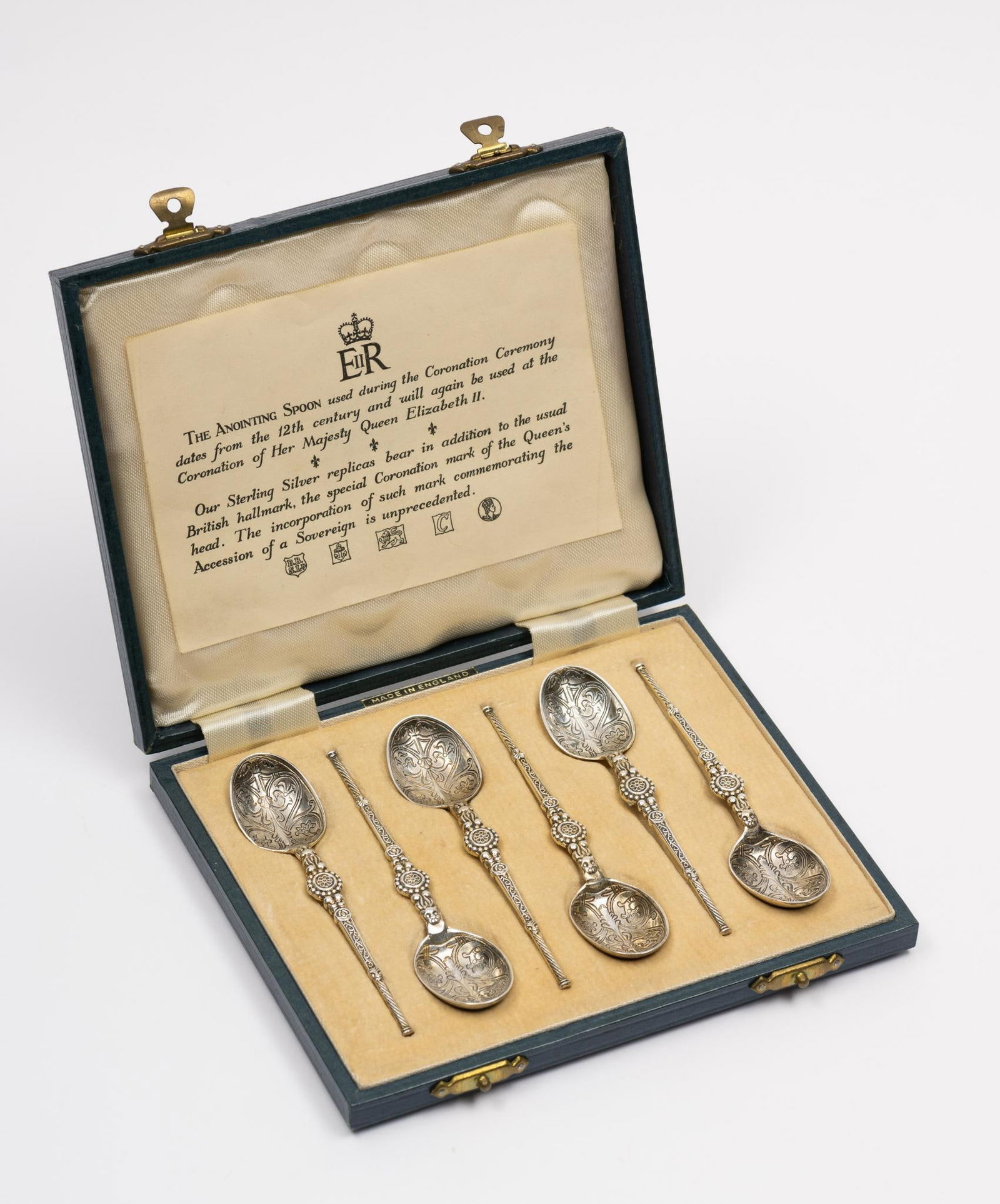 Sterling Silver 1937 Coronation Spoon Anointing Spoon