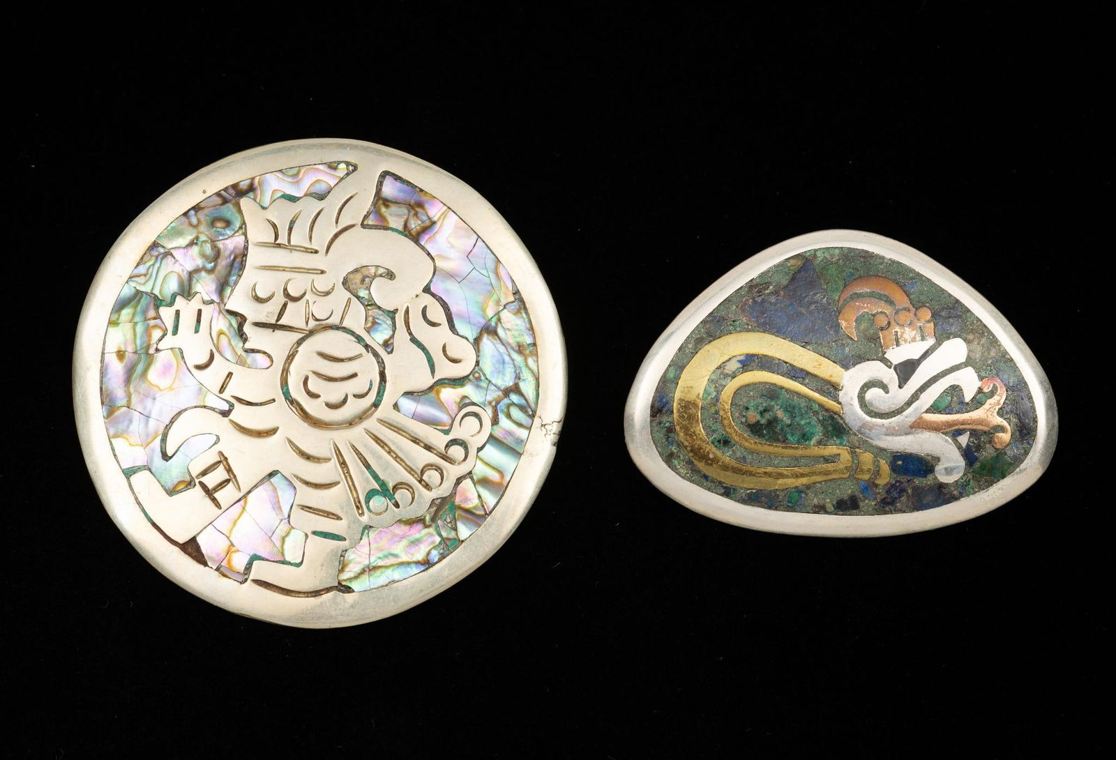 2 Mexican Silver Pins (1 of 5)