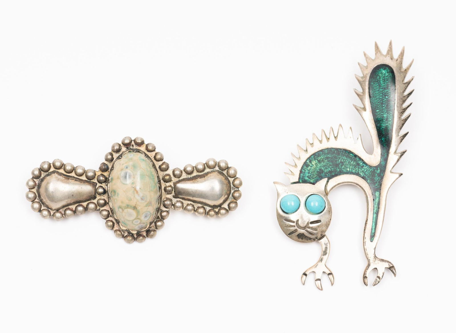 2 Mexican Silver Pins (1 of 5)