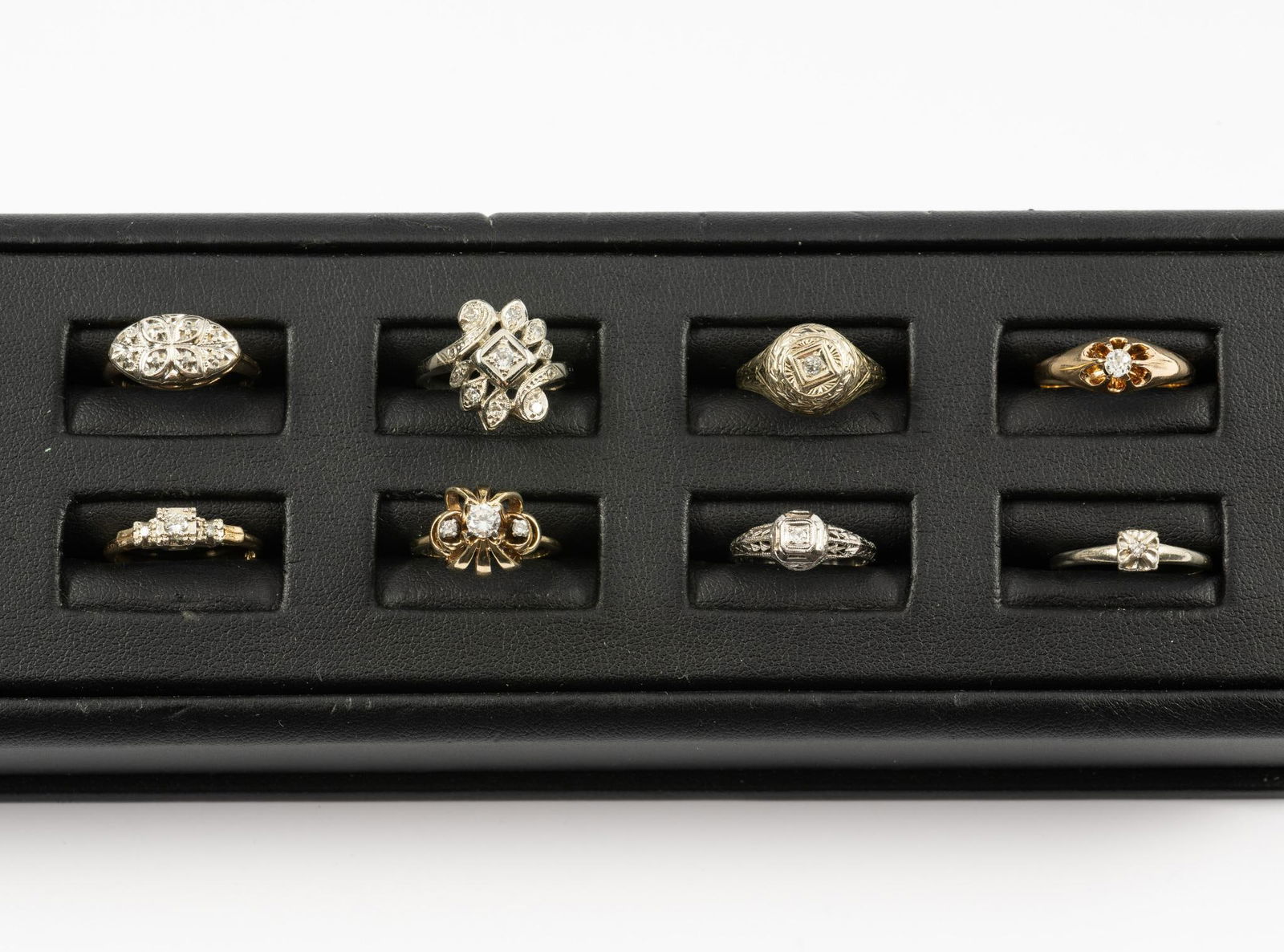 8 14K Gold & Diamond Rings (1 of 9)