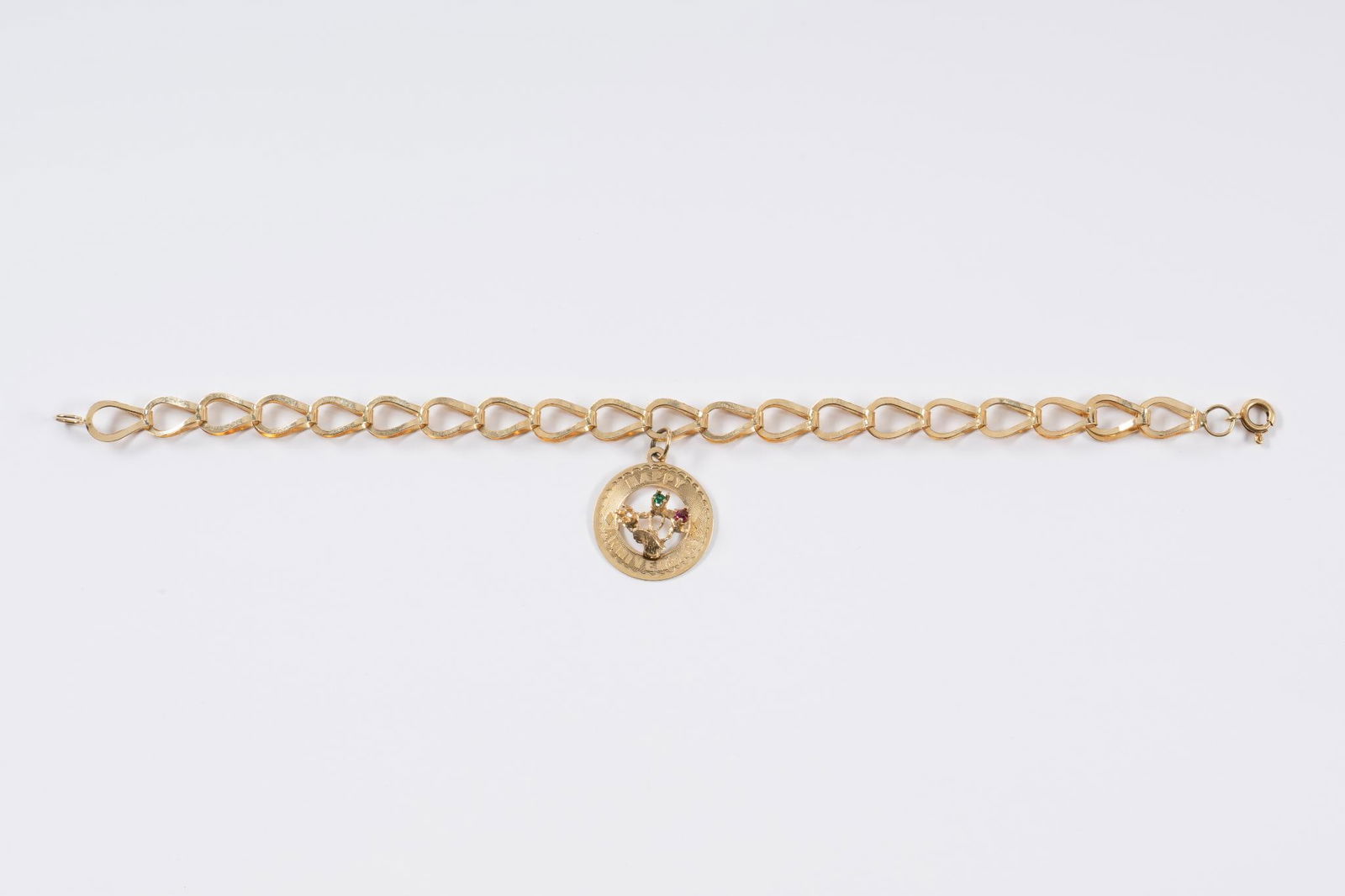 A 14K Gold Charm Bracelet (1 of 3)