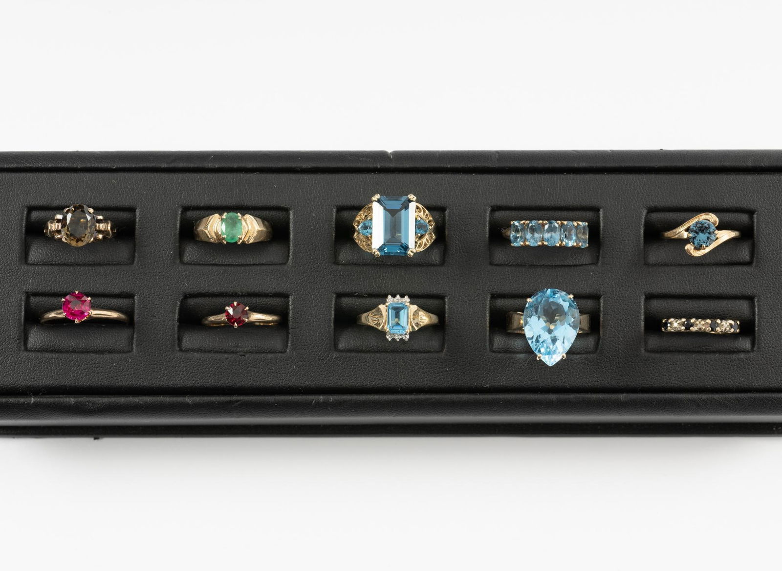 10 10K Gold & Gemstone Rings (1 of 11)