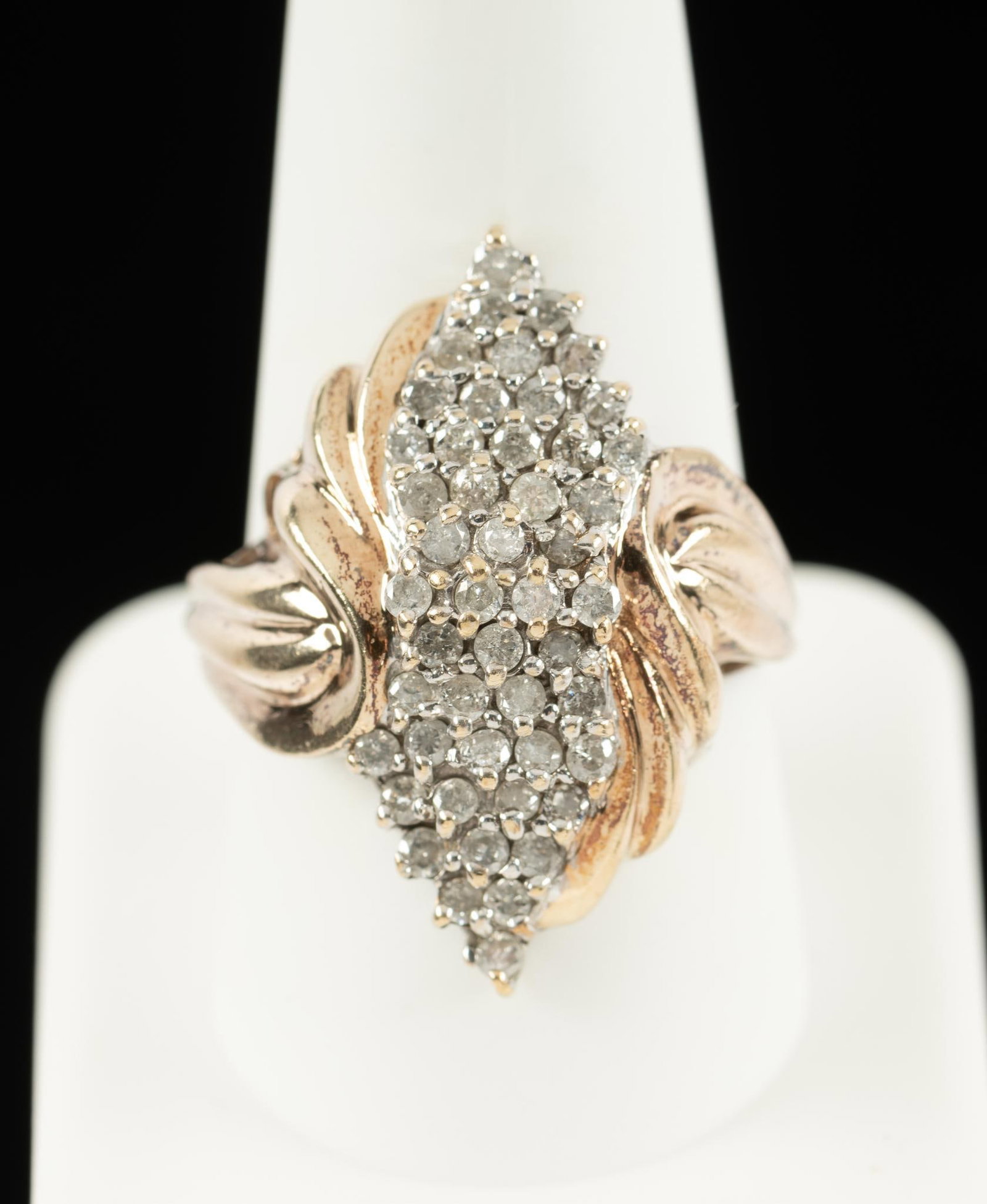 10K Gold & Diamond Cluster Ring (1 of 3)