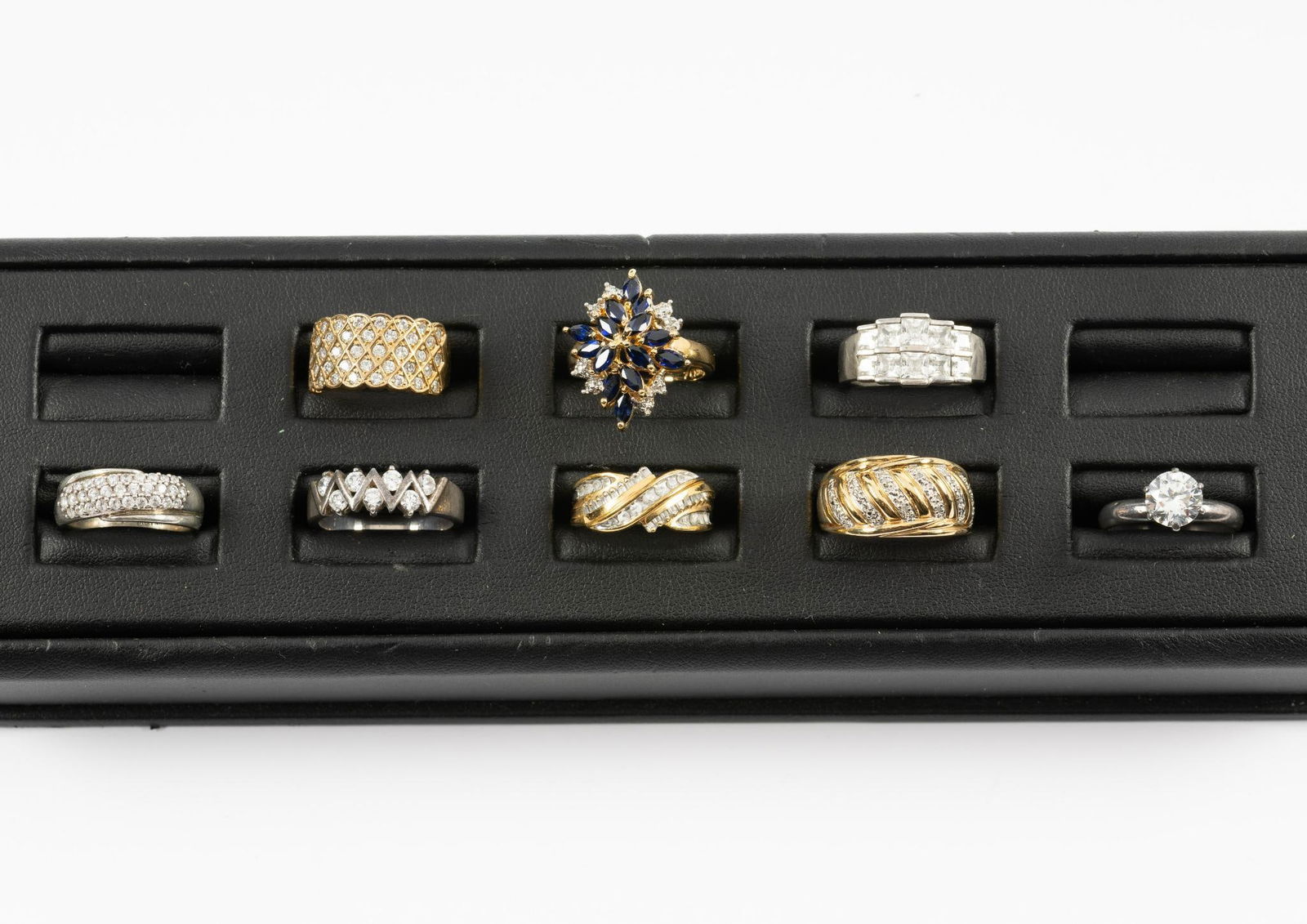 8 Sterling & CZ Rings (1 of 10)