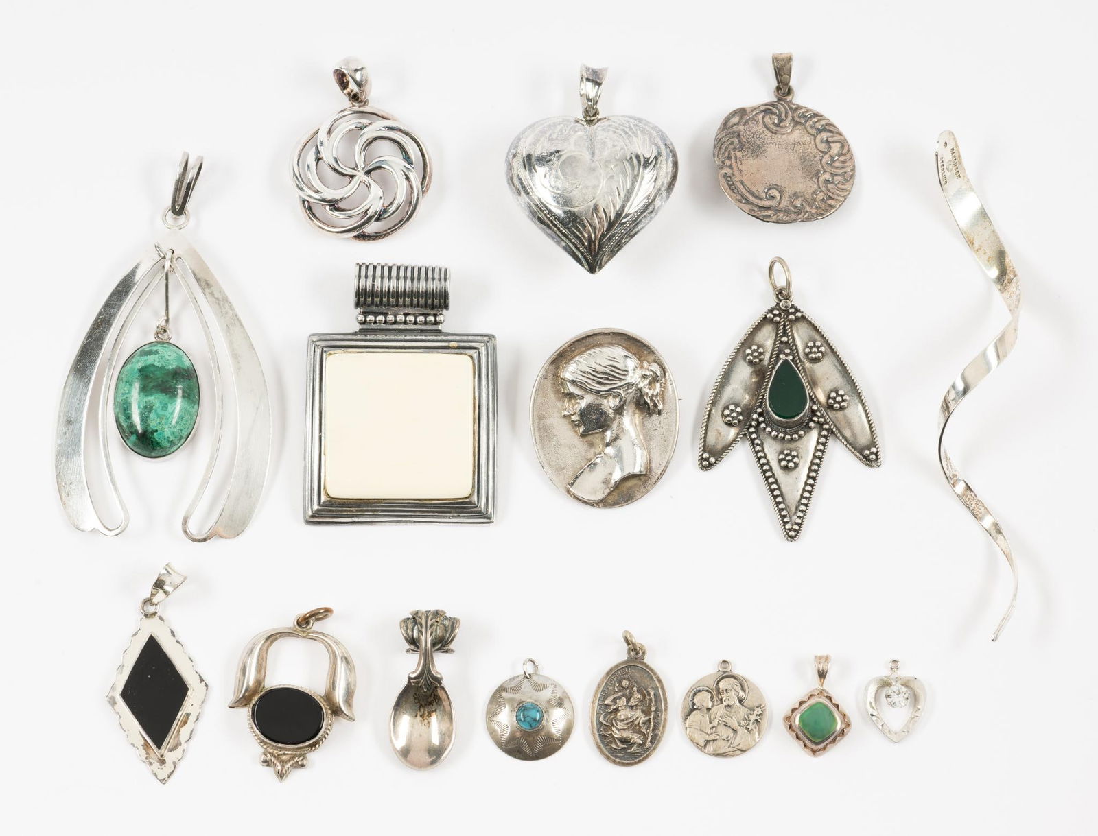 16 Sterling Pendants & Charms (1 of 5)