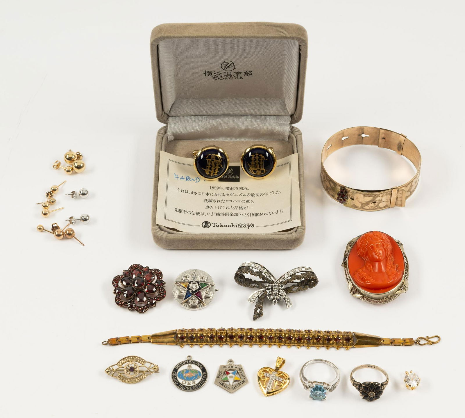 Various Jewelry Including 14K Earrings And Antiques (1 of 4)
