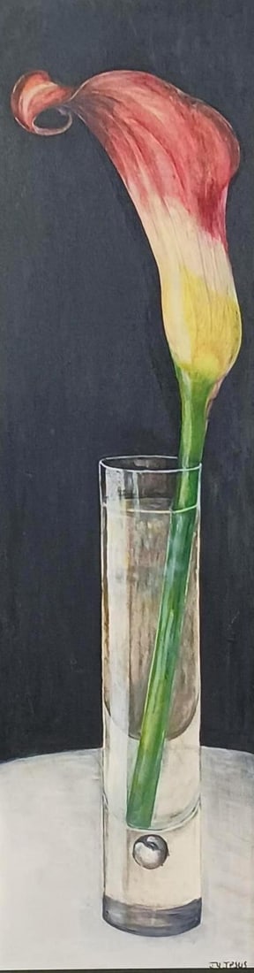 J. Y. Jesus Calla Lily Painting (1 of 3)