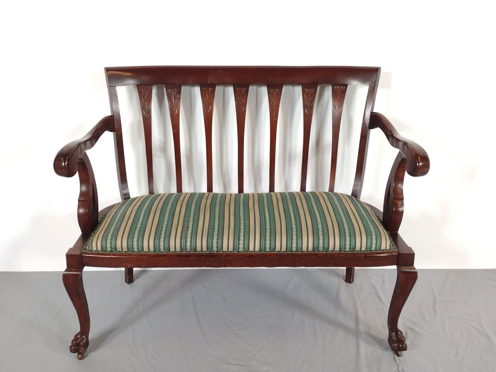 Victorian High Back Settee (1 of 6)