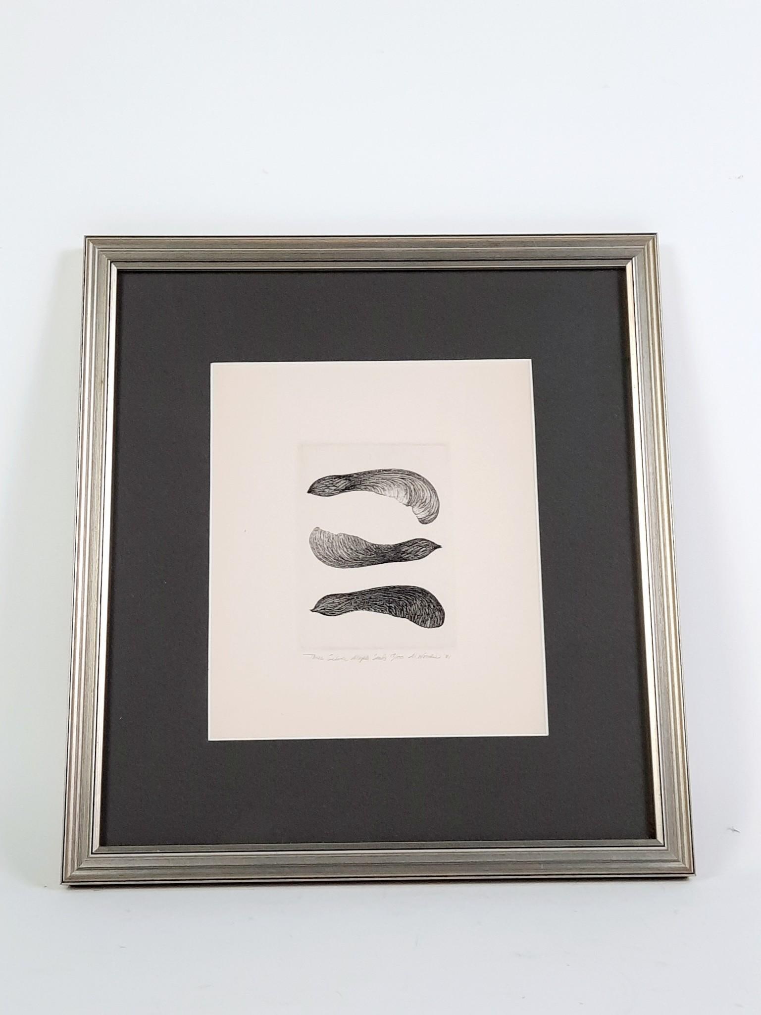 M. Woodie "Three Silver Maple Seeds" Ltd Ed Print (1 of 2)