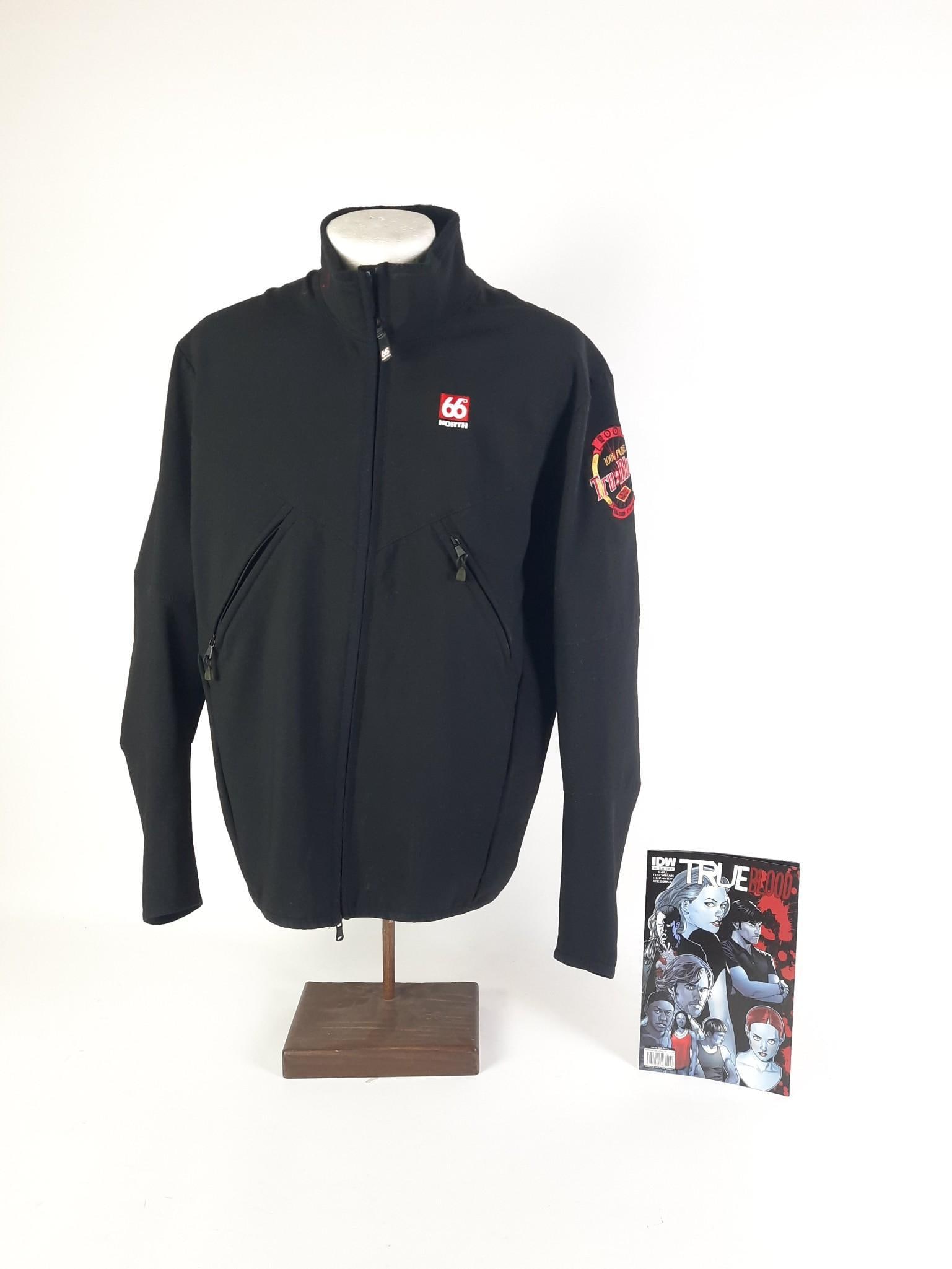 True Blood Jacket and Comic Book: Includes 1.) True Blood Comics Book. IDW #6. Cover by David Messina. 2.) Jacket: 66 Degree North. Size XL. Never worn.