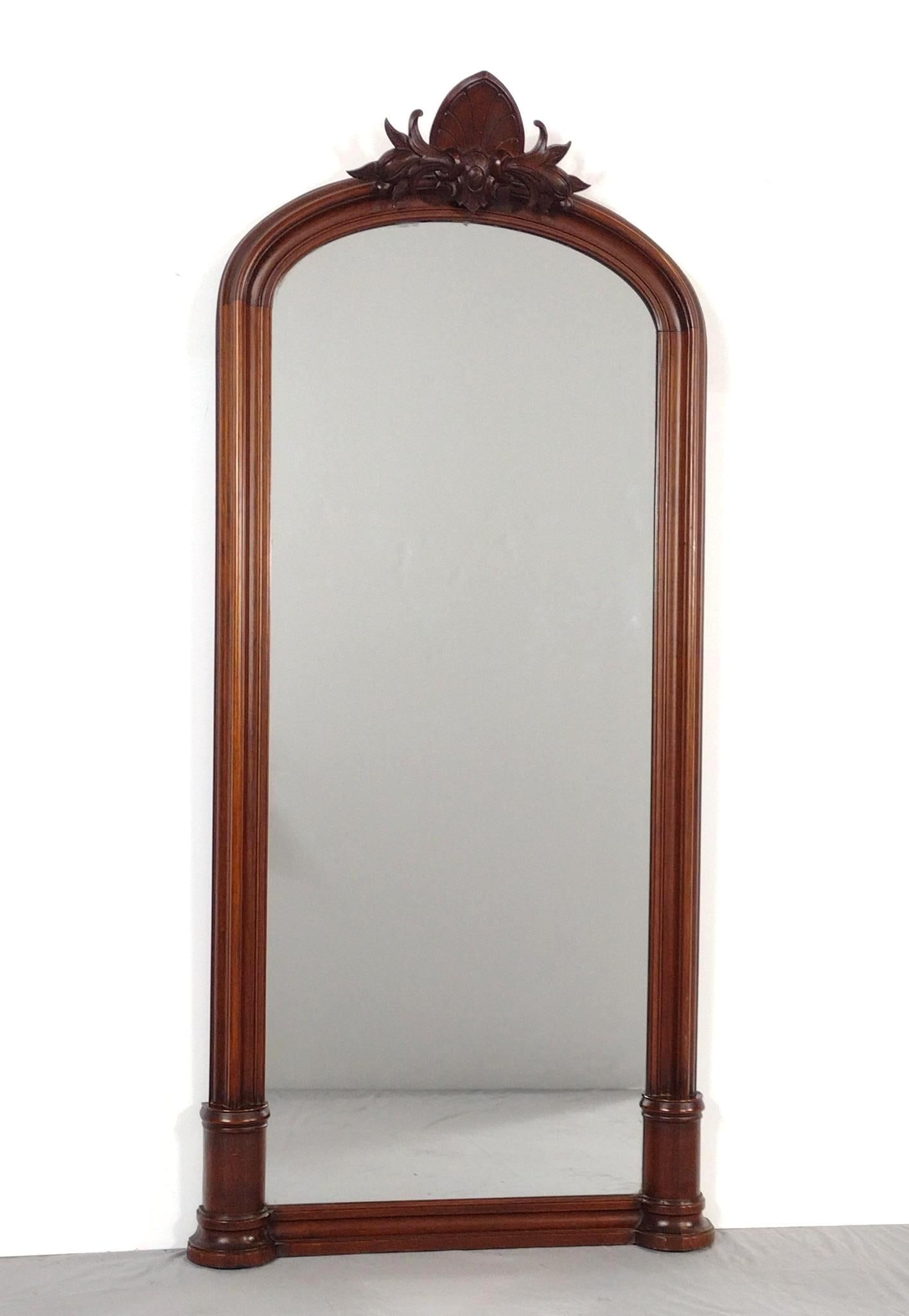Antique Carved Pier Mirror (1 of 4)