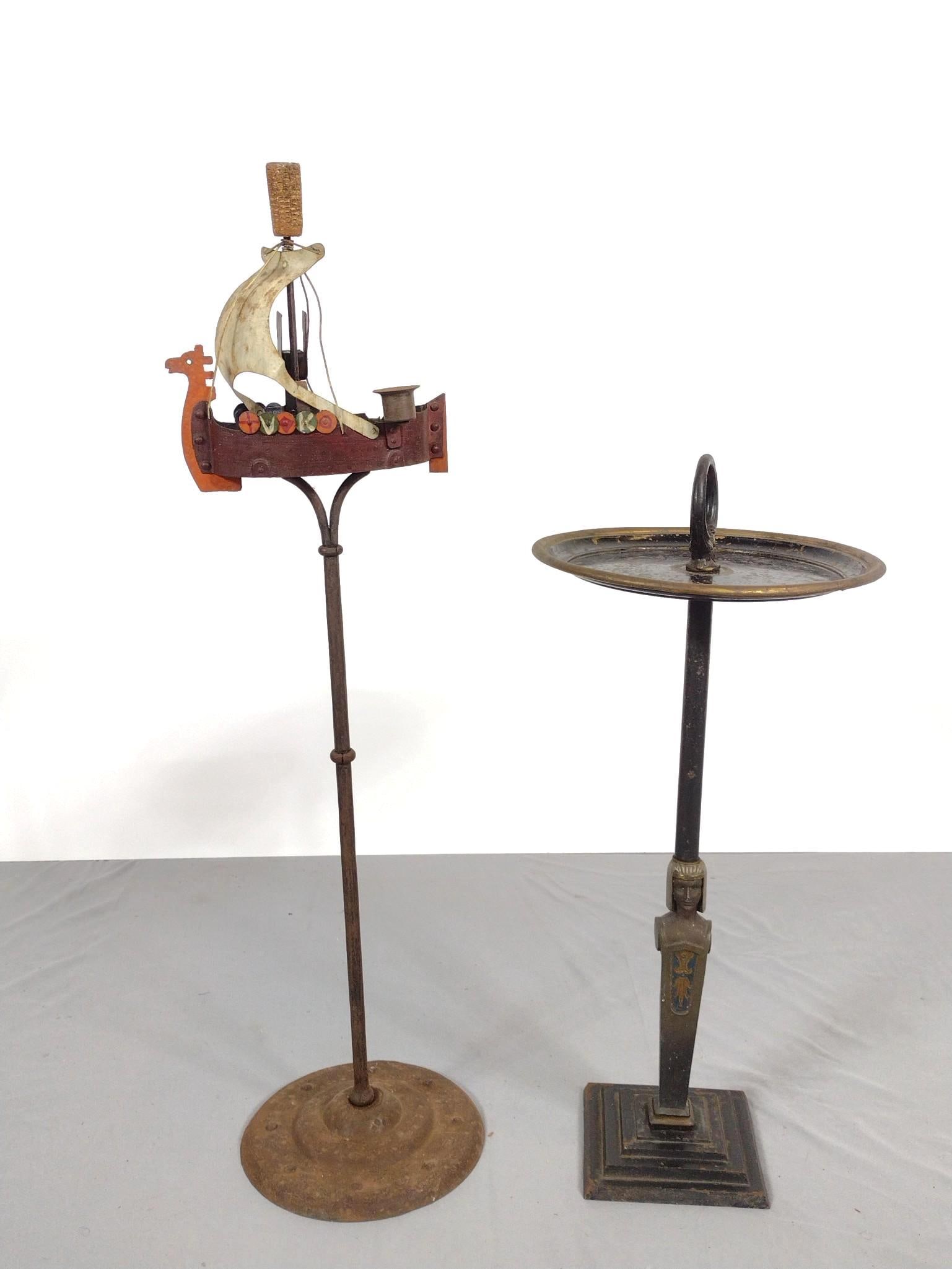 Two Metal Smoking Stands (1 of 7)